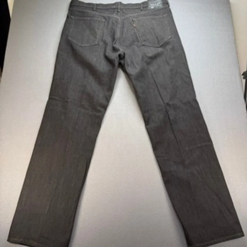 Levis 559 Jeans Relaxed Straight Fit 42x36 (FIT 42x35) Black Denim Stretch Pants